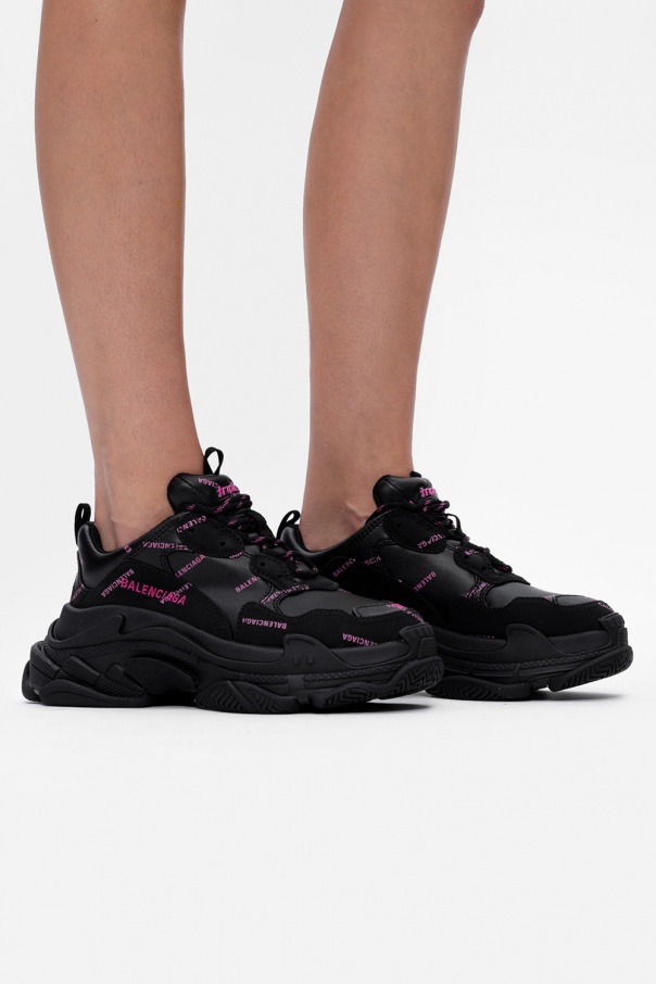 Balenciaga triple s black pink best sale